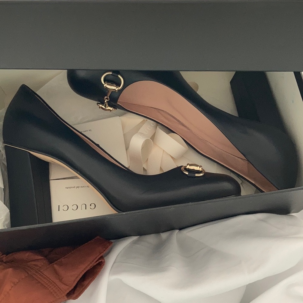 Gucci black heels